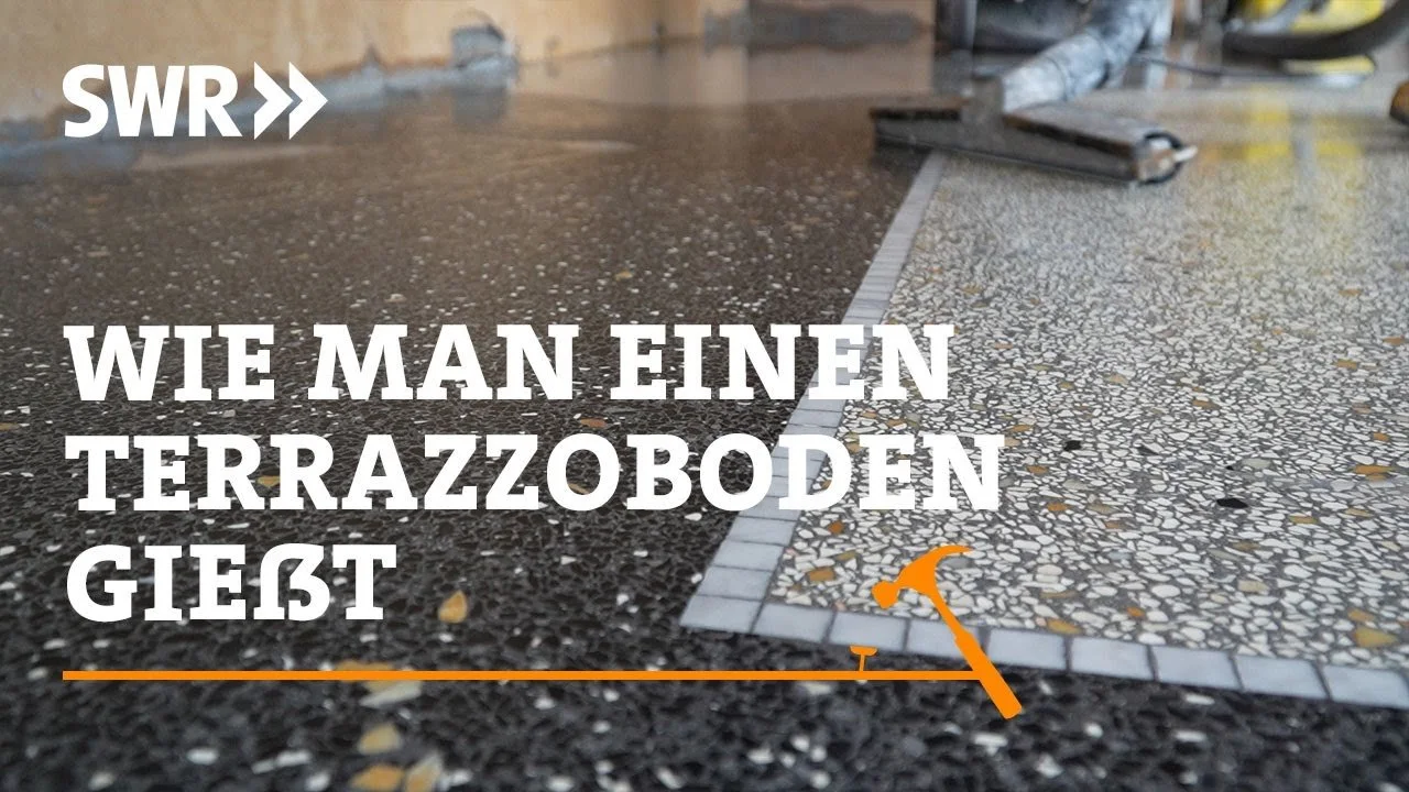 Wie man einen Terrazzoboden gießt | SWR Handwerkskunst!